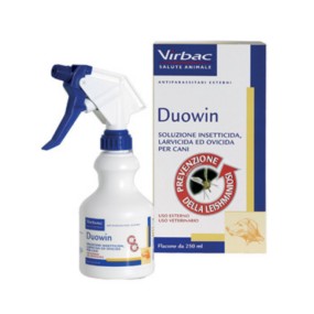 Antiparassitario spray per cani Duowin