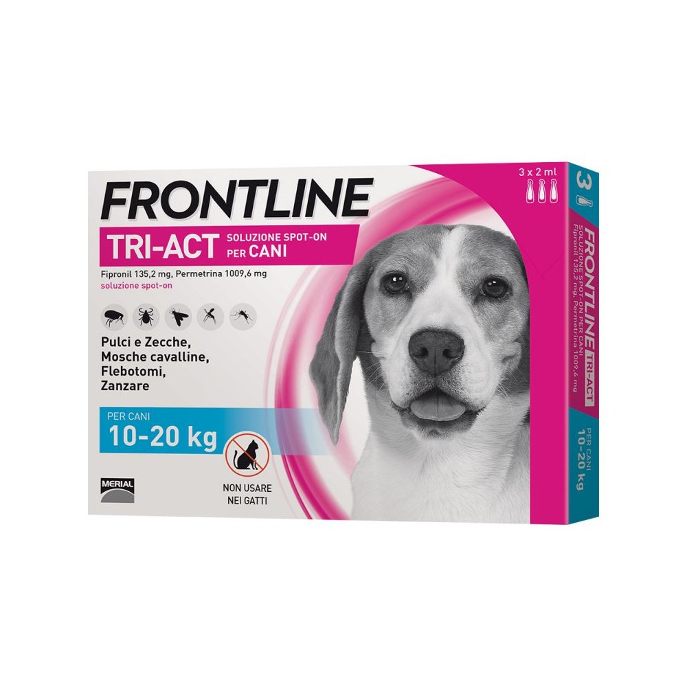 Frontline Tri-Act per cani da 10 a 20 kg di peso
