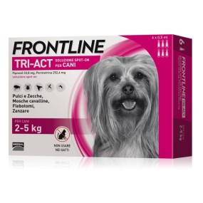 Frontline Tri-Act per cani da 2 a 5 kg