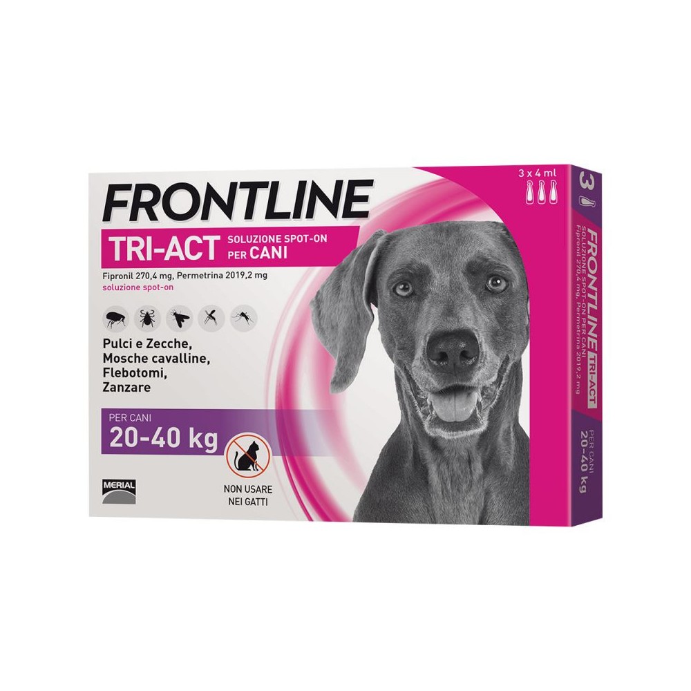 Frontline Tri-Act per cani da 20 a 40 kg