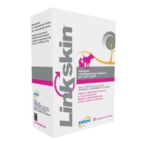 Linkskin 32 compresse supporto funzione dermica cani gatti