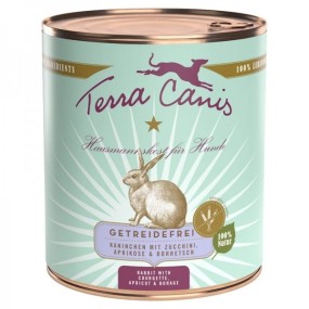 Terra canis grain-free coniglio con zucchine, albicocca e borragine 800 gr