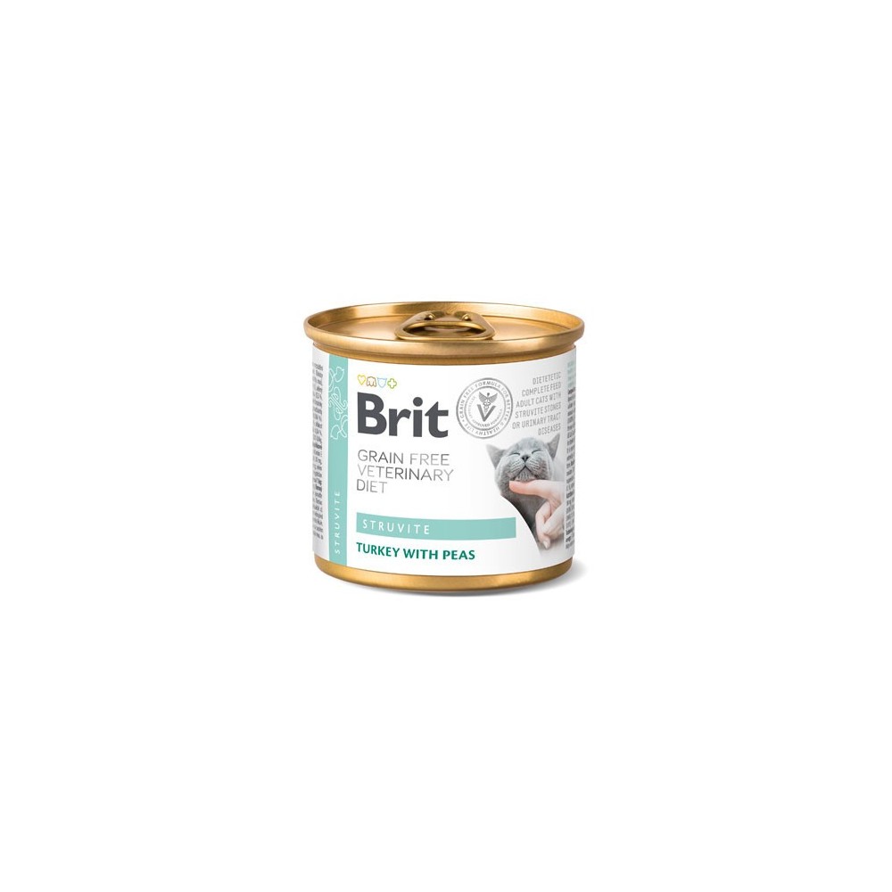 Brit Vet Diet Struvite paté grain-free gatti 200 gr
