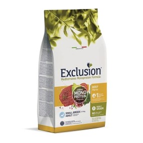 Exclusion Monoprotein Cani Adulti Small Breed manzo 2 kg