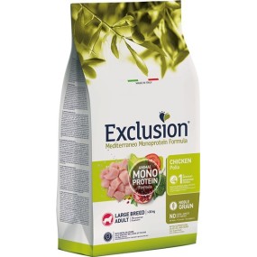 Exclusion Monoprotein Cani Adulti Large Breed pollo 12 kg