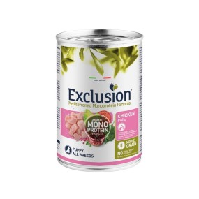 Exclusion Monoprotein paté Cani Puppy All Breeds pollo