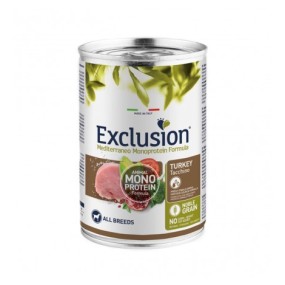 Exclusion Monoprotein paté Cani Adulti All Breeds tacchino