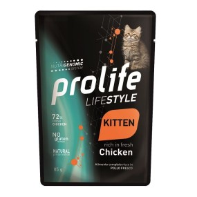 Prolife Lifestyle mangime umido Gattini Kitten pollo