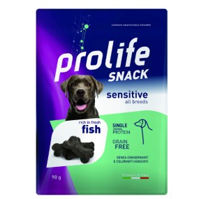 Prolife Snack Sensitive Cani All Breeds pesce 90 gr