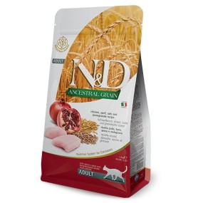 Farmina N&D Ancestral Grain mangime secco Gatti pollo e melograno