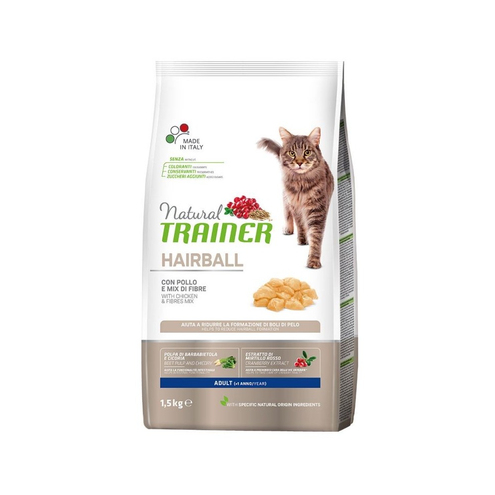 Natural Trainer Hairball mangime secco
