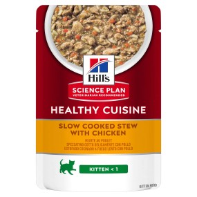 Hill's Healthy Cuisine spezzatino Gatti Kitten pollo e verdure