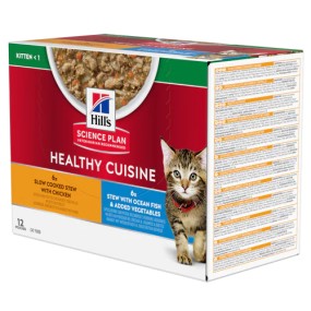 Hill's Healthy Cuisine spezzatino Gatti Kitten Multigusto