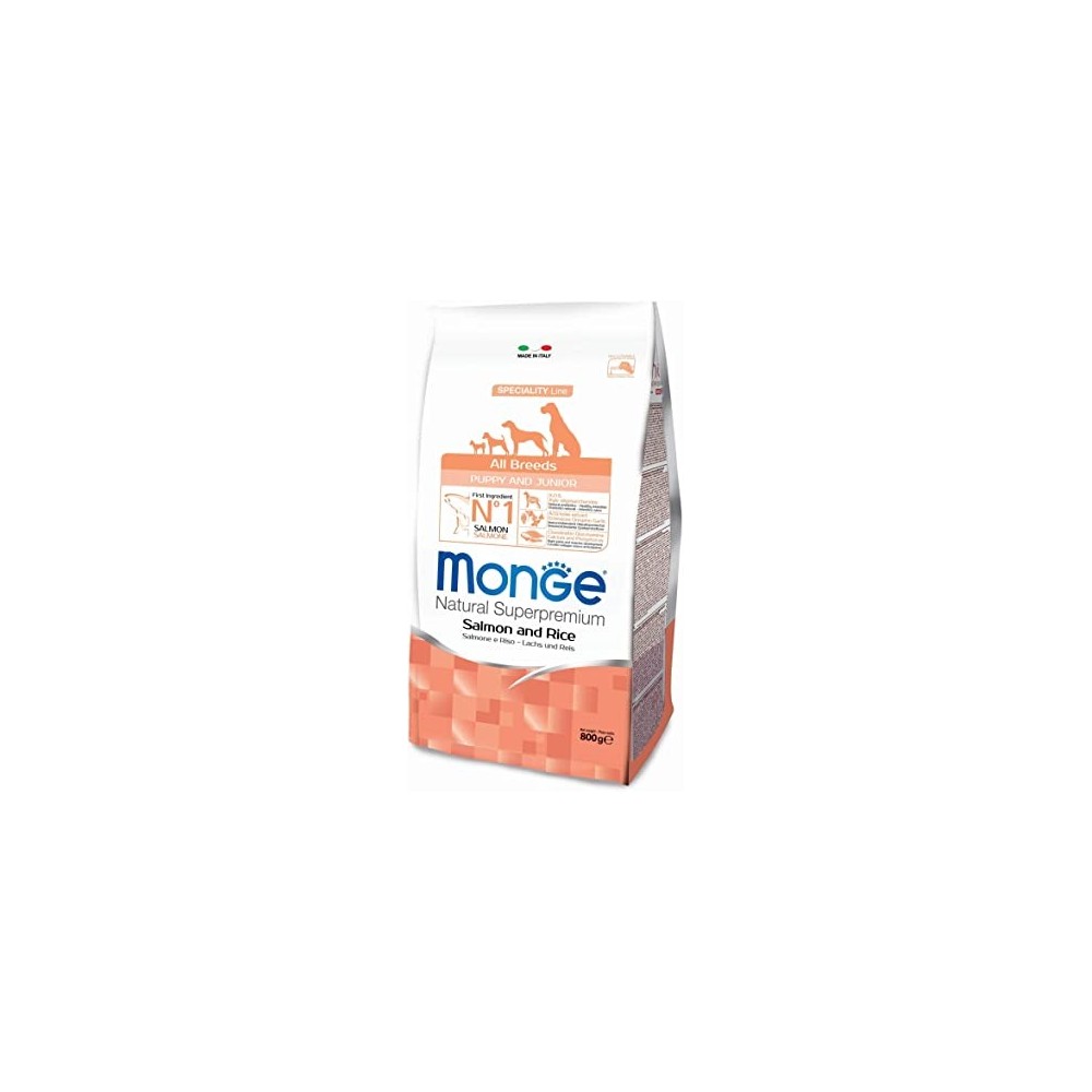 Monge Speciality Line Monoprotein secco Cani Puppy salmone e riso