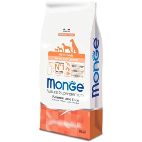 Monge Speciality Line Monoprotein secco Cani Puppy salmone e riso