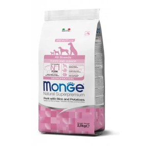 Monge Speciality Line Monoprotein secco Cani Puppy & Junior maiale riso e patate