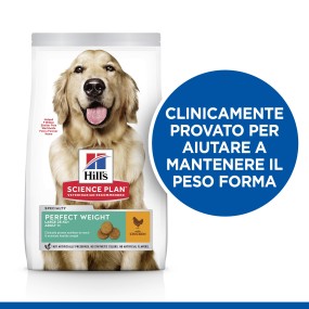 Hill's Perfect Weight secco Cani Adulti Large pollo