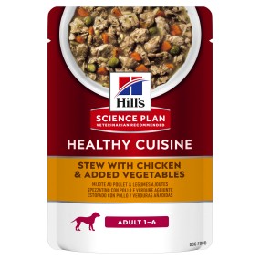 Hill's Healthy Cuisine umido Cani Adulti Medium Large pollo e verdure