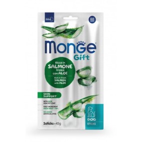 Monge Gift Skin Support Dog Salmone Aloe Vera Sticks