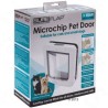 Porta basculante con microchip per gatti grandi o cani di piccola taglia Pet door