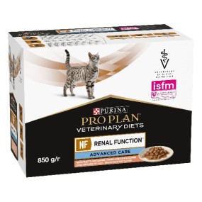 Purina Pro Plan Veterinany Diets Umido Gatto NF Renal Function Advance Care Salmone 10x85gr