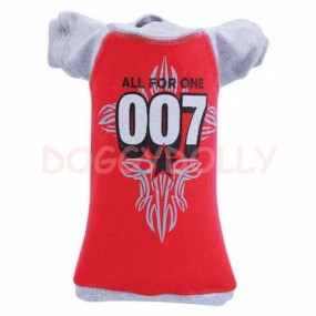T-shirt per cani Red 007