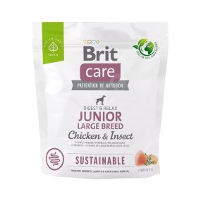 Brit Care Sustainable Cane Junior Large Breed Pollo e Insetti