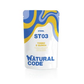 Natural Code Bustina ST03 Tonnetto e Quinoa per Gatti Sterilizzati 70gr
