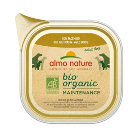Almo Nature Bio Organic Maintenance Vaschetta gusto Tacchino per Cani Adulti