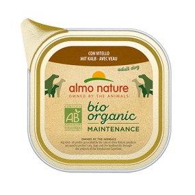 Almo Nature Bio Organic Maintenance Vaschetta gusto Vitello per Cani Adulti